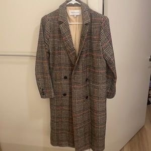 Cupcakes and cashmere plaid coat/jacket size M